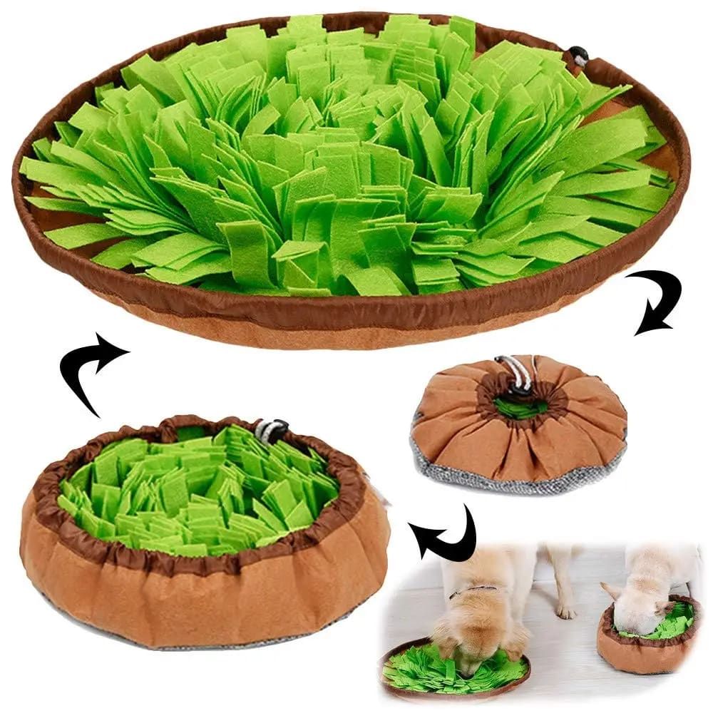 Interactive Snuffle Mat for Dogs – Slow Feeder & Foraging Puzzle Toy Made from