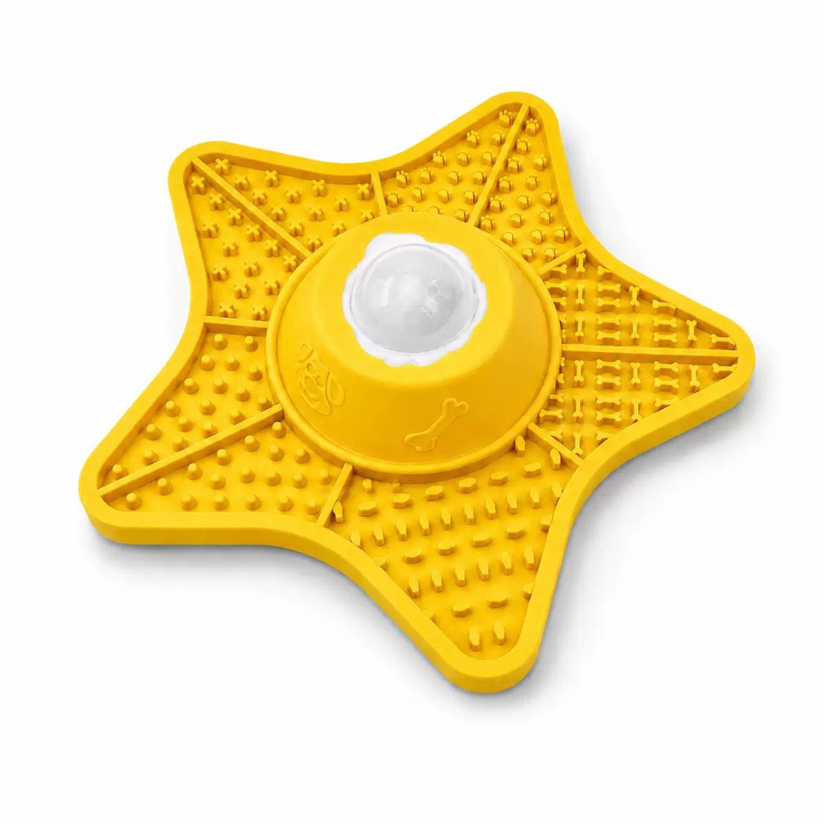 Innovative Two-in-One Star-Shaped Slow Feeder Lick Mat for All Breeds of Dogs