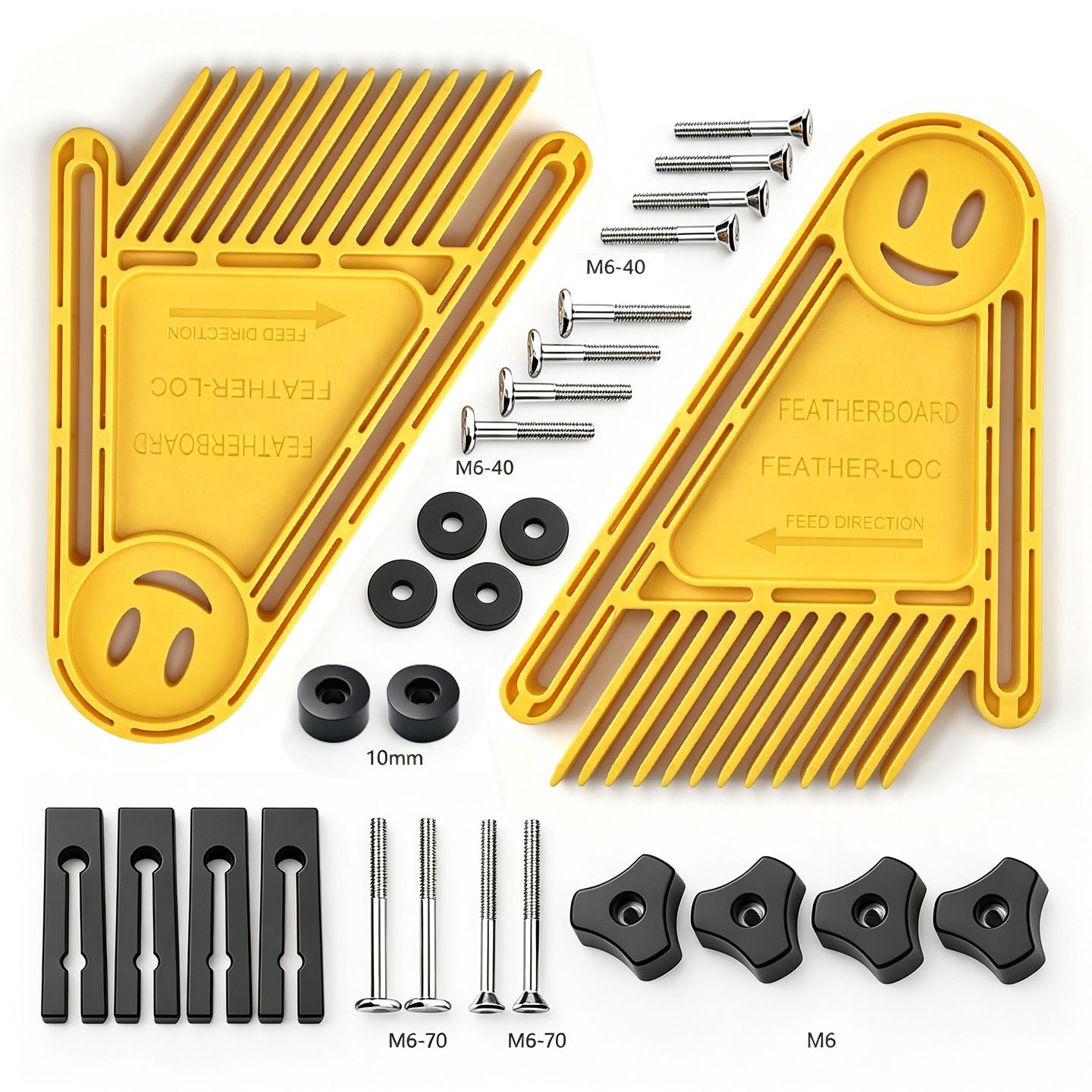 Woodworking Featherboard with 13 Angled Teeth for Table Saw Router Table Band view 9