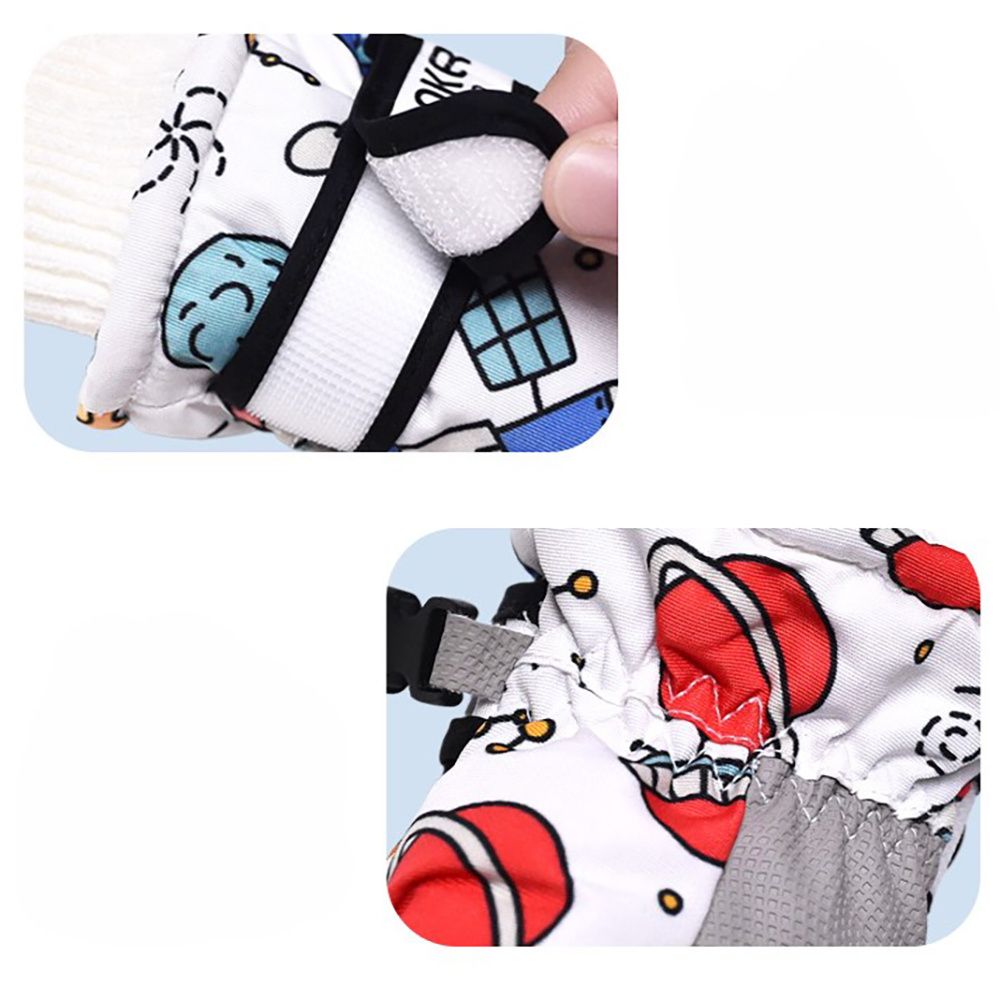 Waterproof Winter Snow Gloves for Kids with Touchscreen view 7