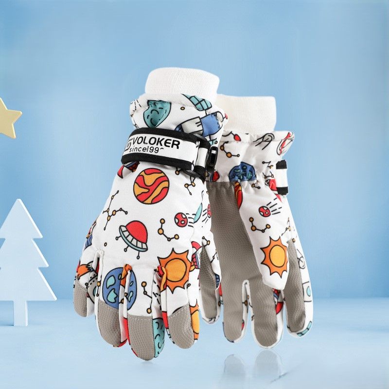 Waterproof Winter Snow Gloves for Kids with Touchscreen view 11