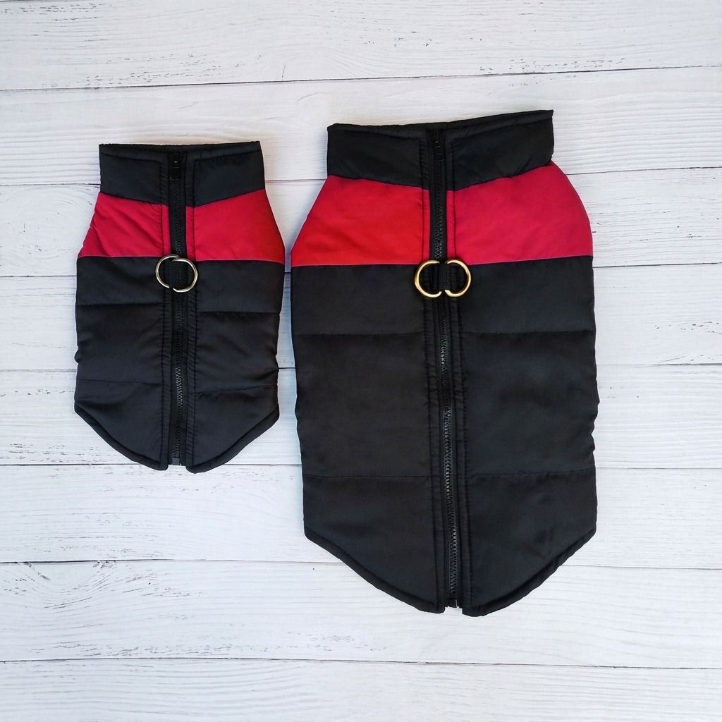 Winter Dog Ski Jacket with Waterproof and Windproof Polyester Shell view 14