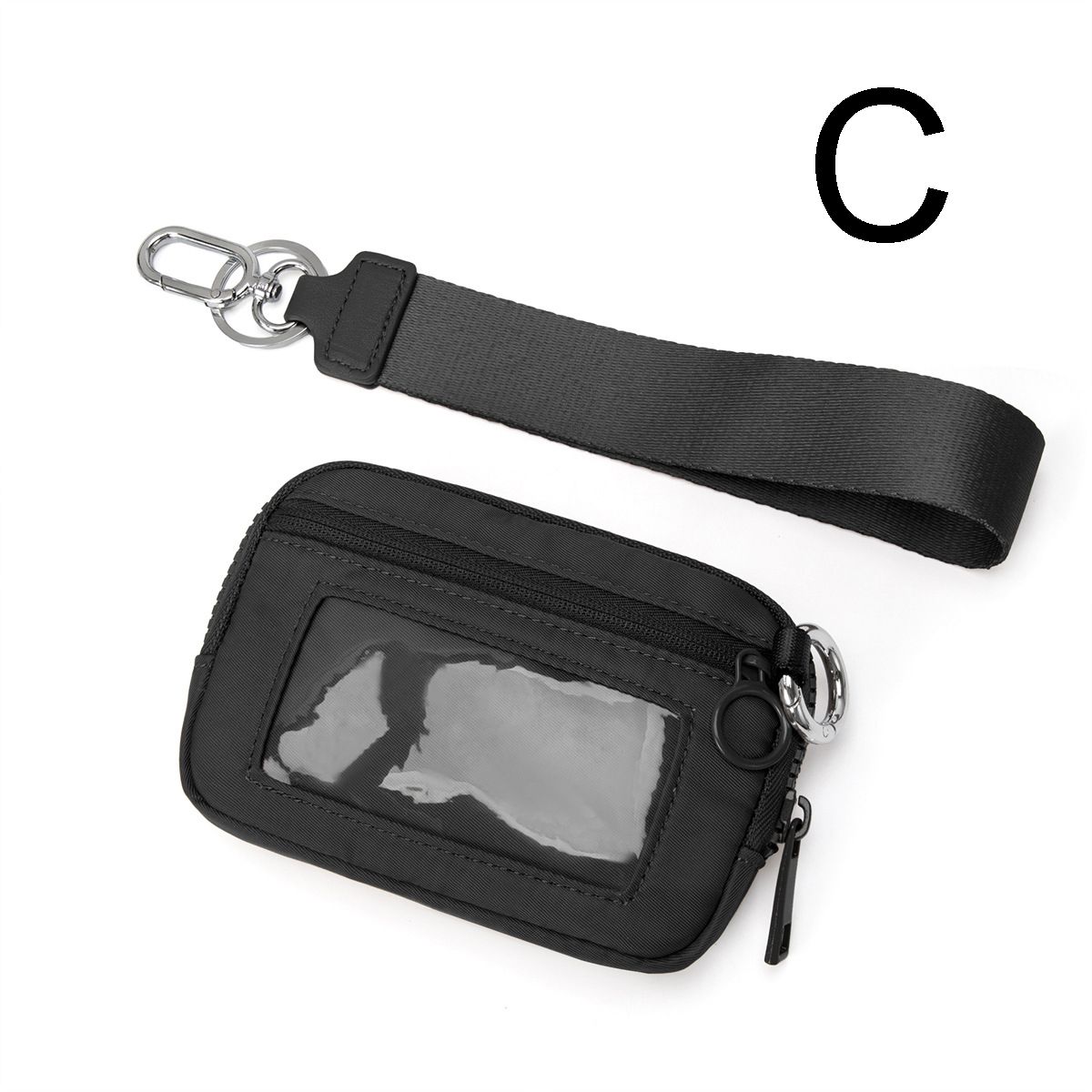 Waterproof Oxford Wristlet Wallet Card Holder with Detachable Wrist Strap