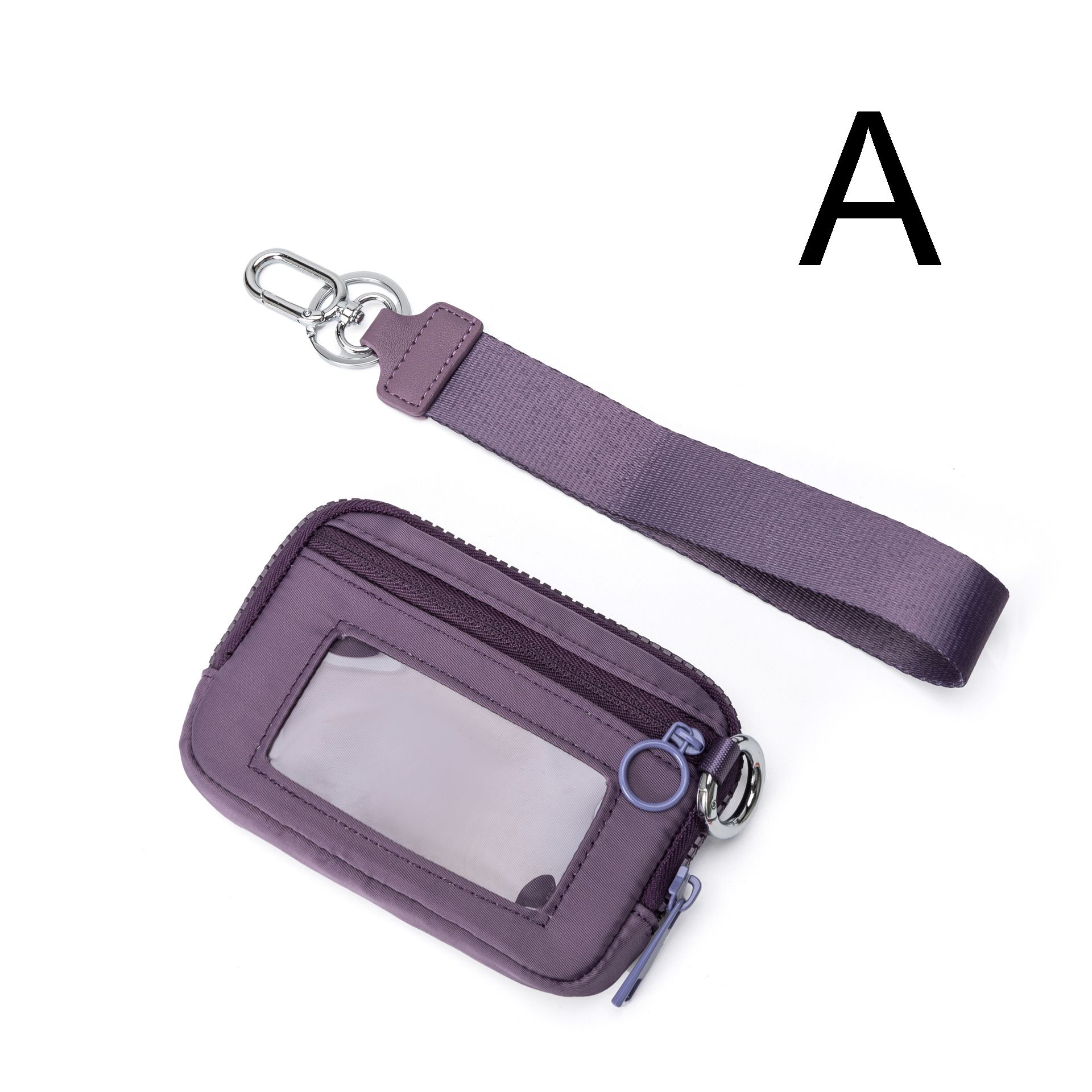 Waterproof Oxford Wristlet Wallet Card Holder with Detachable Wrist Strap view 14