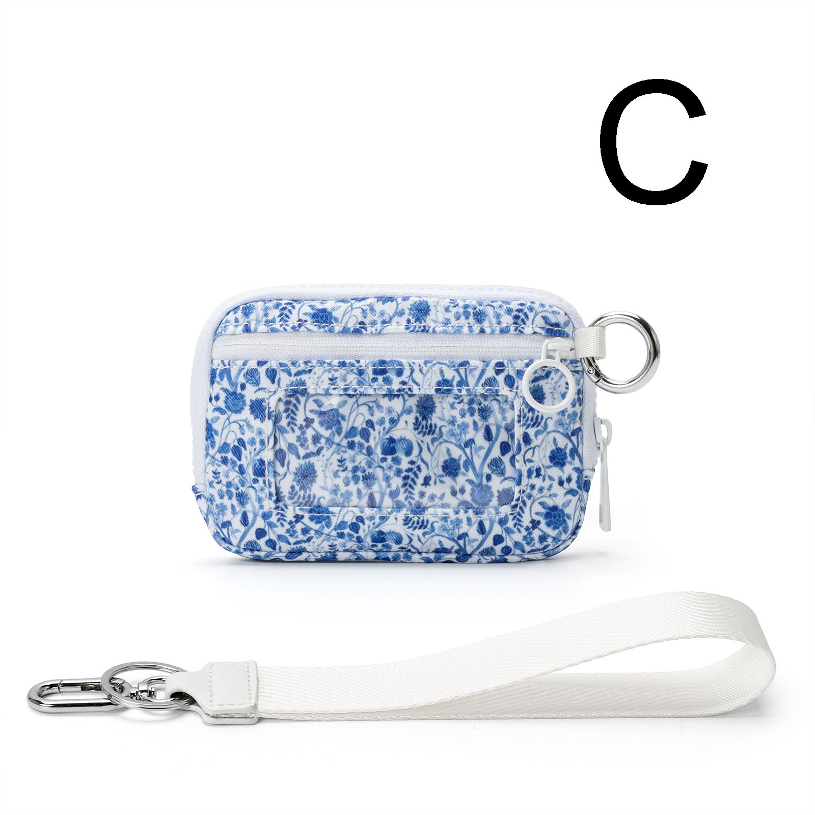 Waterproof Oxford Wristlet Wallet Card Holder with Detachable Wrist Strap view 12