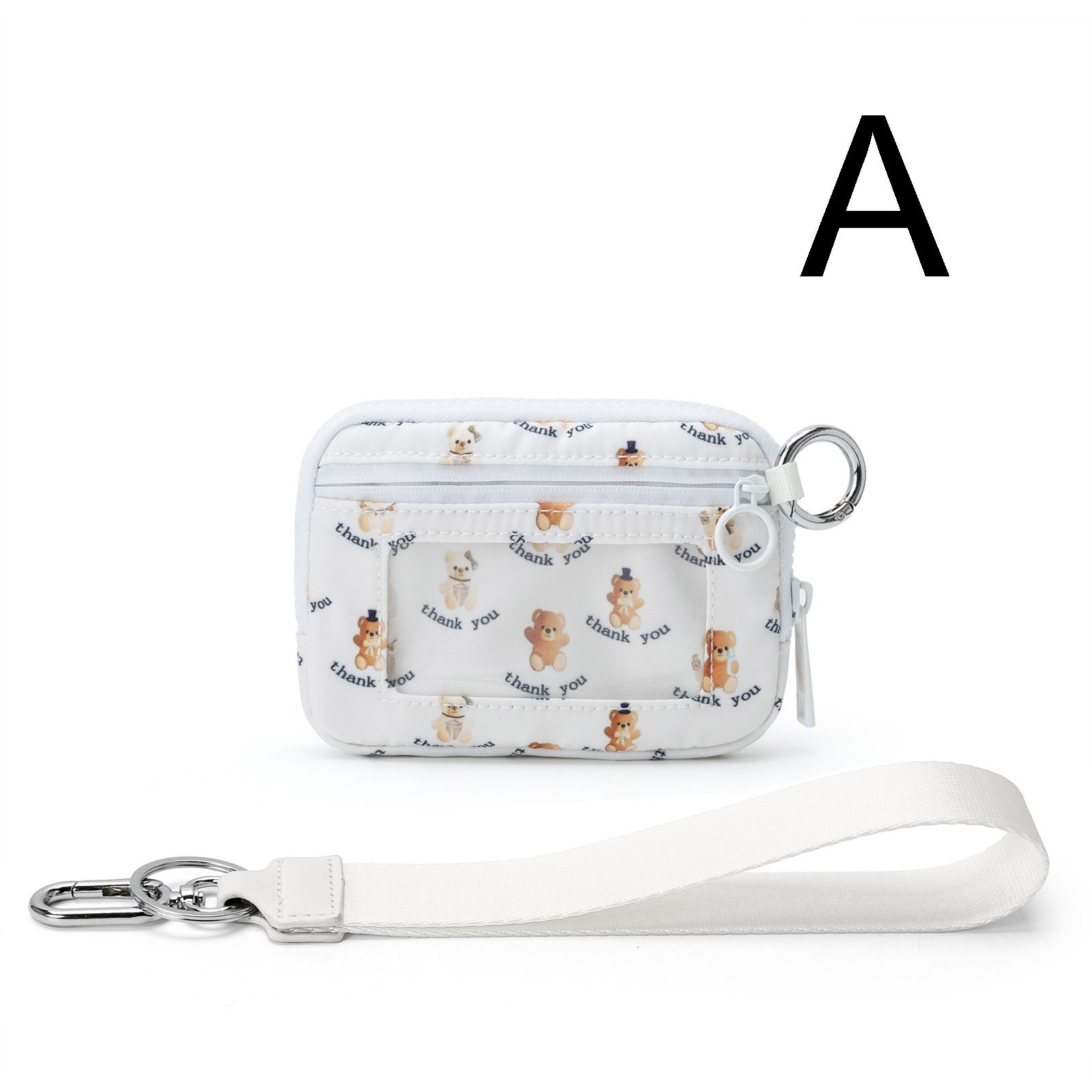 Waterproof Oxford Wristlet Wallet Card Holder with Detachable Wrist Strap view 12