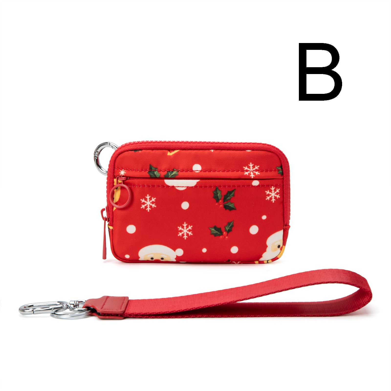Waterproof Oxford Wristlet Wallet Card Holder with Detachable Wrist Strap view 11