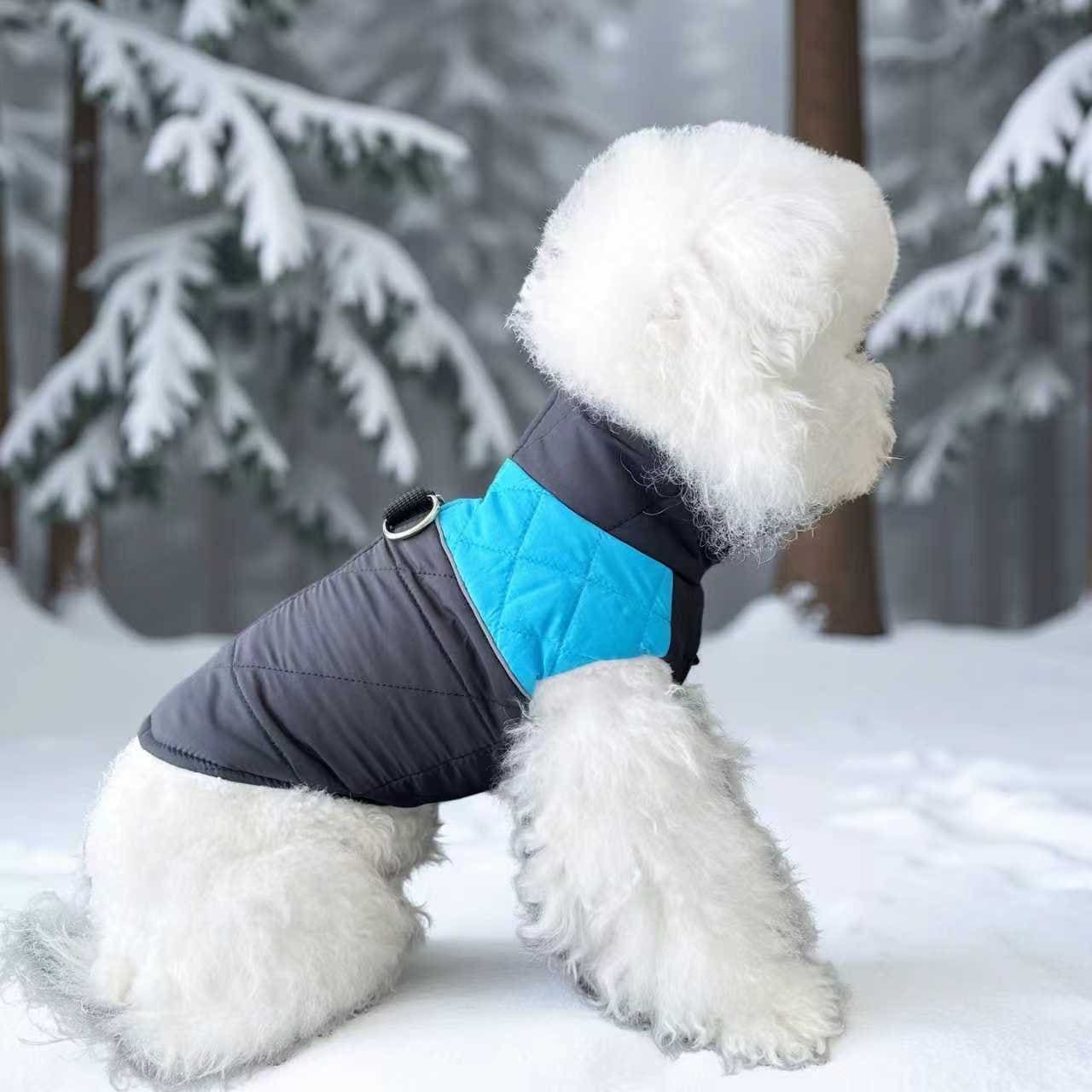 Winter Pet Dog Padded Vest with Waterproof Shell — image 1