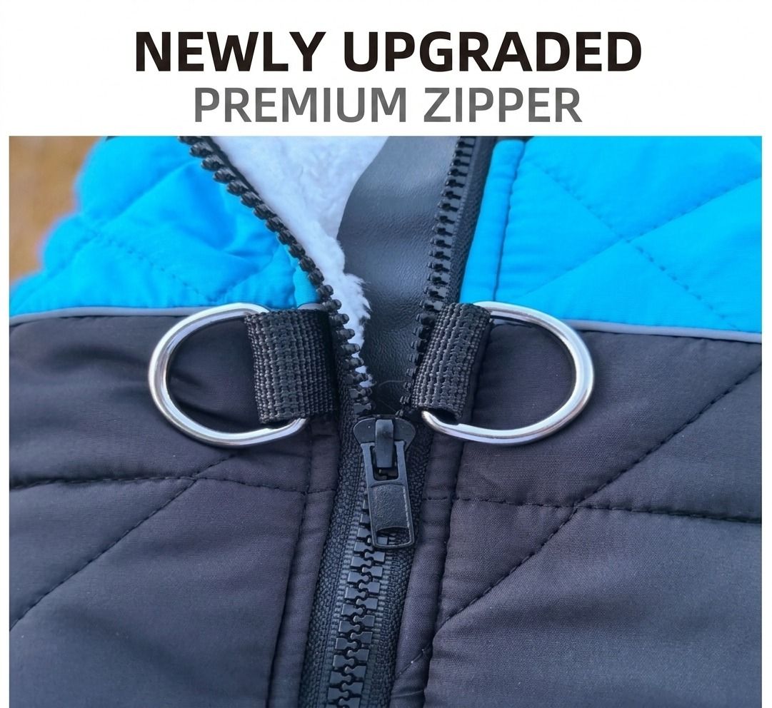 Winter Pet Dog Padded Vest with Waterproof Shell view 8