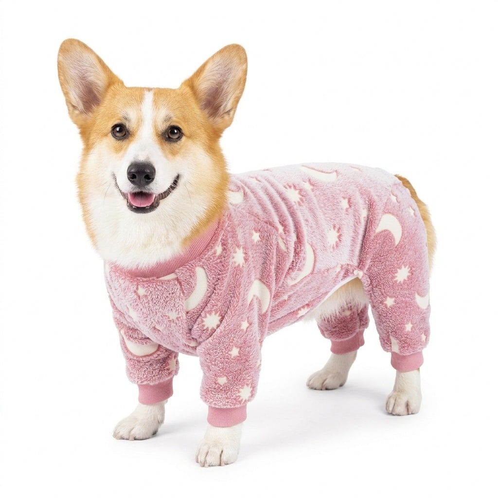 Cozy Winter Pet Fleece Four-Legged Bodysuit — image 1