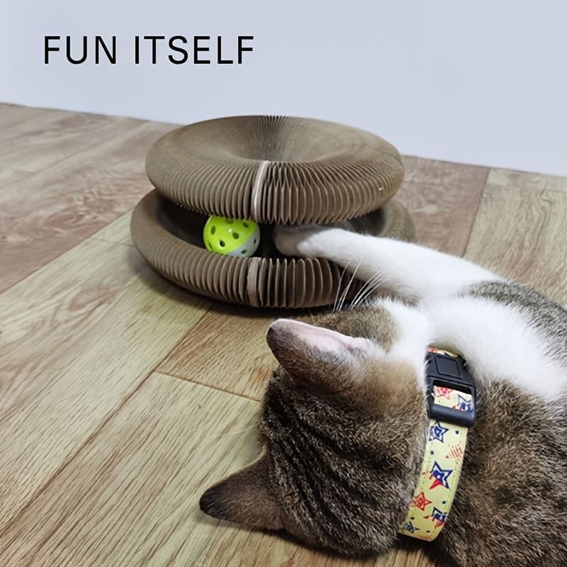 Transformable Magic Accordion Cat Scratcher Toy view 4