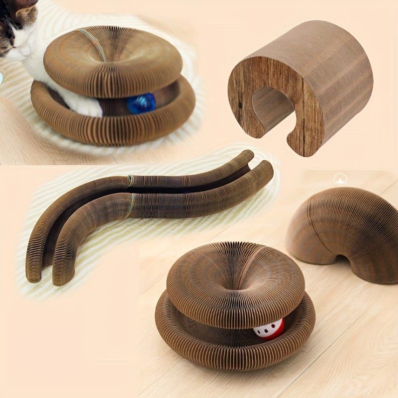 Transformable Magic Accordion Cat Scratcher Toy view 5