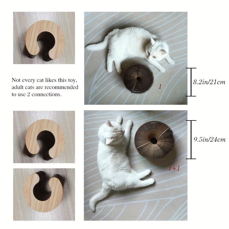 Transformable Magic Accordion Cat Scratcher Toy view 8