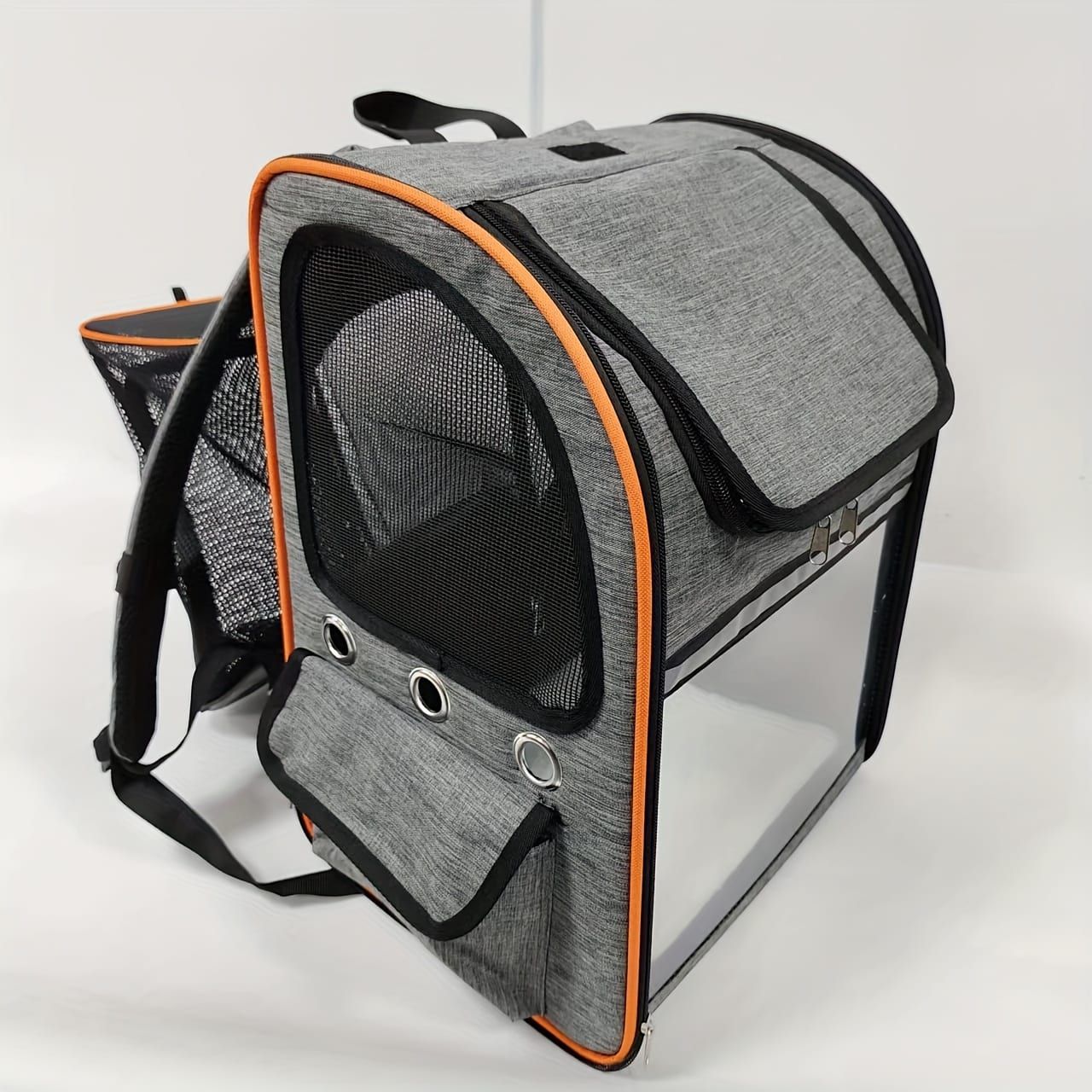 Foldable Expandable Pet Carrier Backpack for Cats and Small Dogs