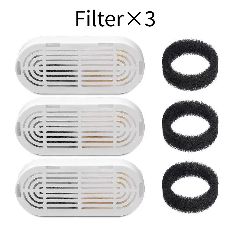 Replacement Filter Kit for Stainless Steel Pet Water Fountains – Activated view 9
