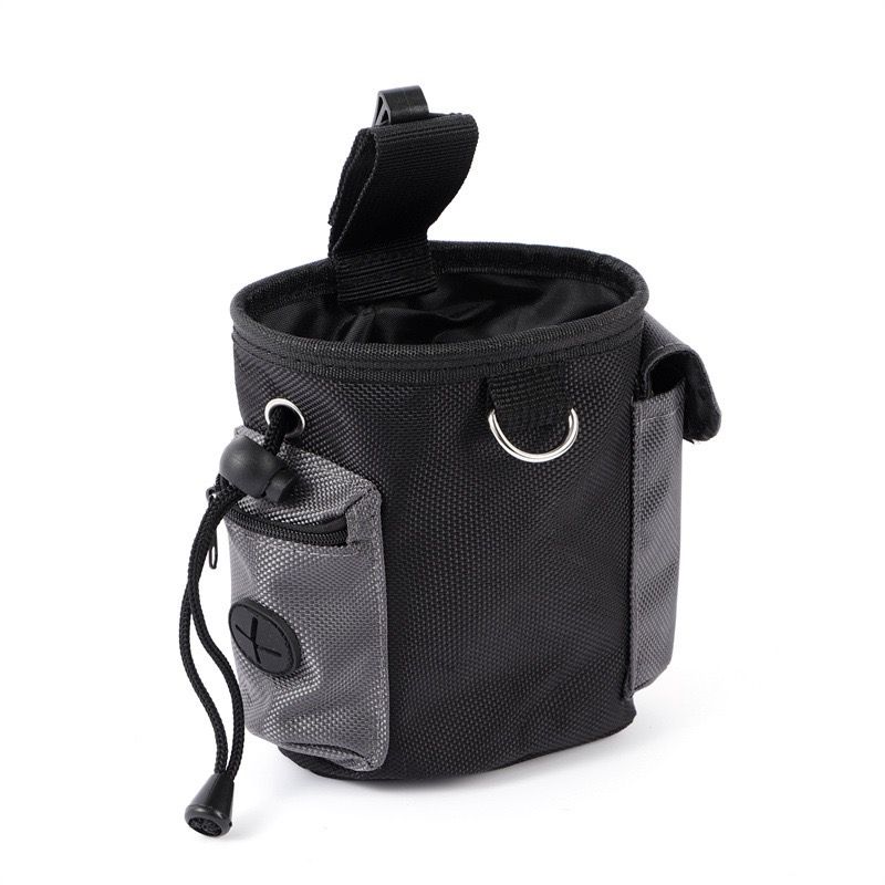 Durable Oxford Fabric Pet Treat Pouch for Hands-Free Training Walks