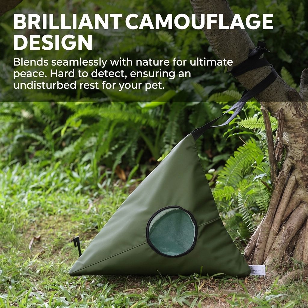 Portable Triangle Cat Cave Tent for Outdoor & Indoor Use – Waterproof view 4