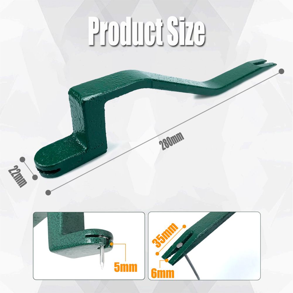 Heavy Duty Roof Panel Removal Pry Bar and Nail Puller Tool for Composite view 2