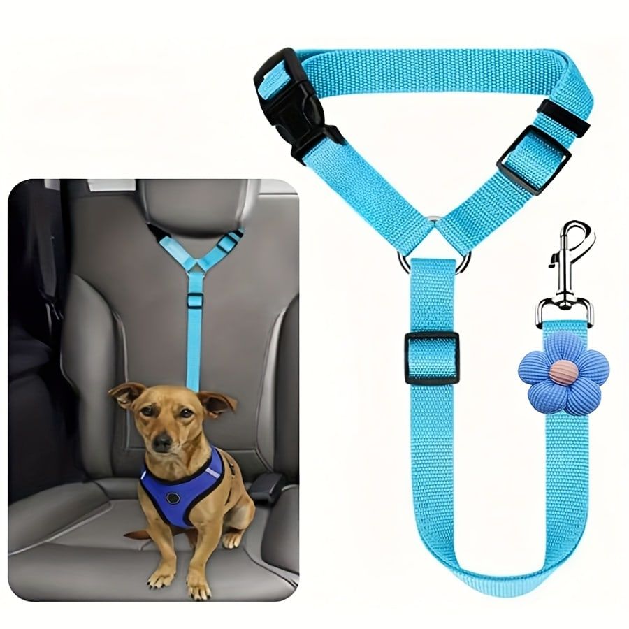 Dog Seat Belt for Car, Pet Car Safety Restraint with Adjustable Straps and view 8
