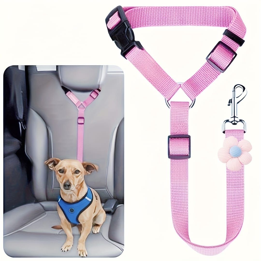 Dog Seat Belt for Car, Pet Car Safety Restraint with Adjustable Straps and view 9