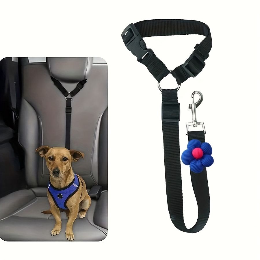 Dog Seat Belt for Car, Pet Car Safety Restraint with Adjustable Straps and view 10