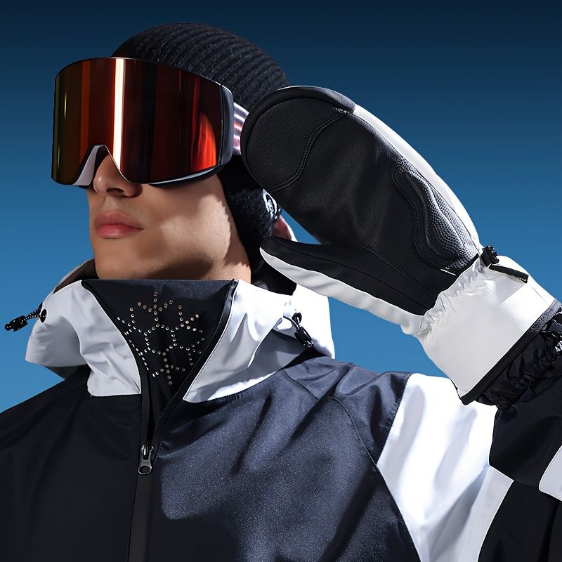 Winter Ski Mittens Waterproof & Windproof for Outdoor Snow Sports view 5