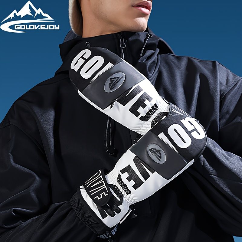 Winter Ski Mittens Waterproof & Windproof for Outdoor Snow Sports view 6