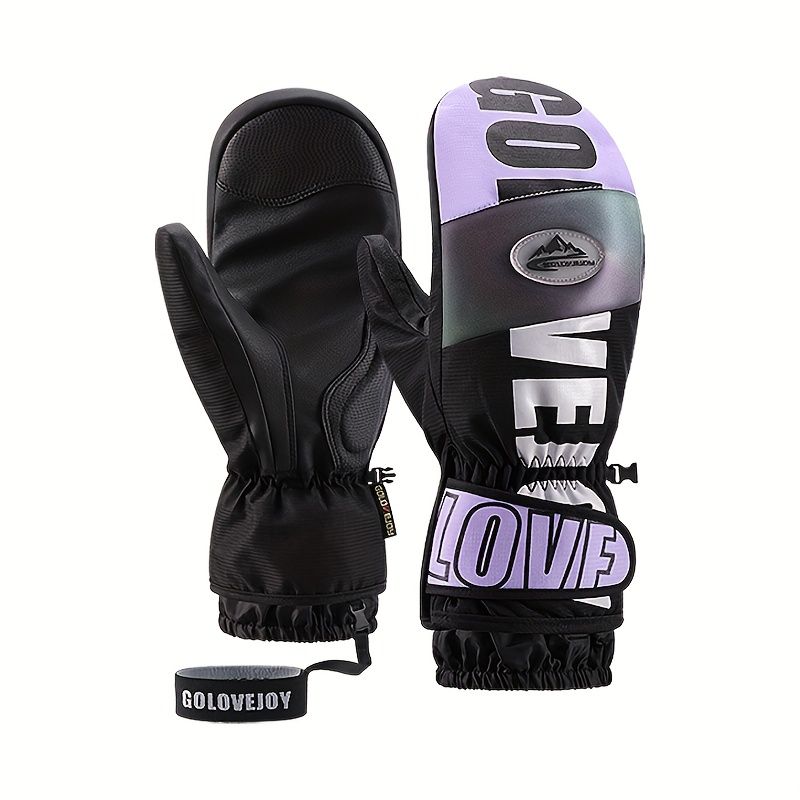 Winter Ski Mittens Waterproof & Windproof for Outdoor Snow Sports view 9