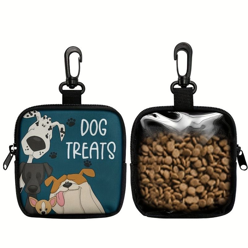 Durable Dog Treat Pouch with Transparent Window