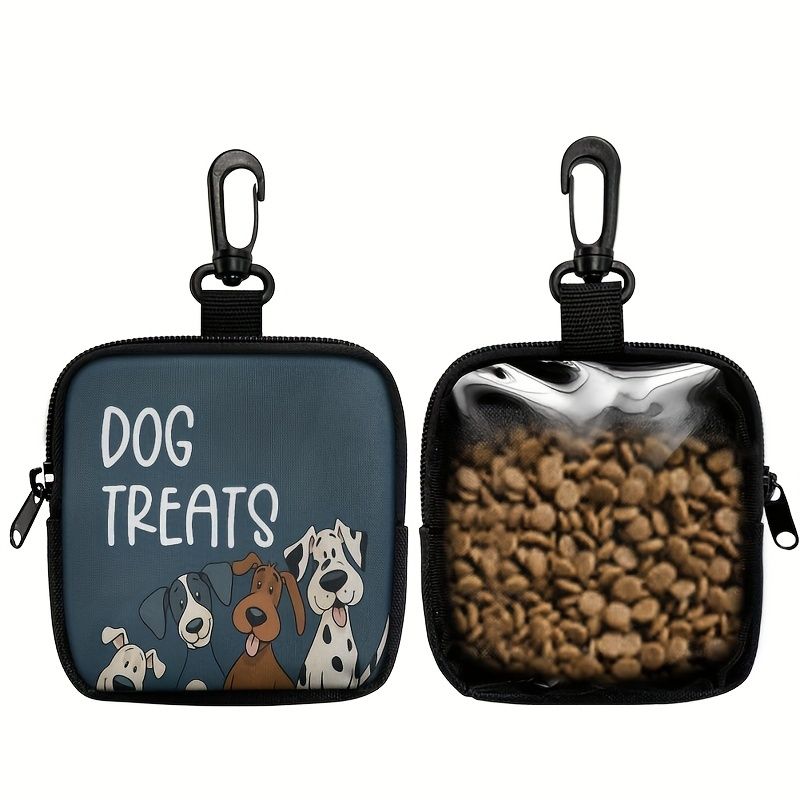 Durable Dog Treat Pouch with Transparent Window view 2