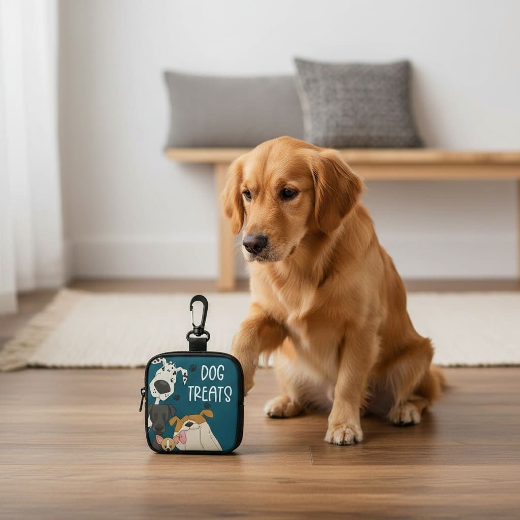 Durable Dog Treat Pouch with Transparent Window view 6