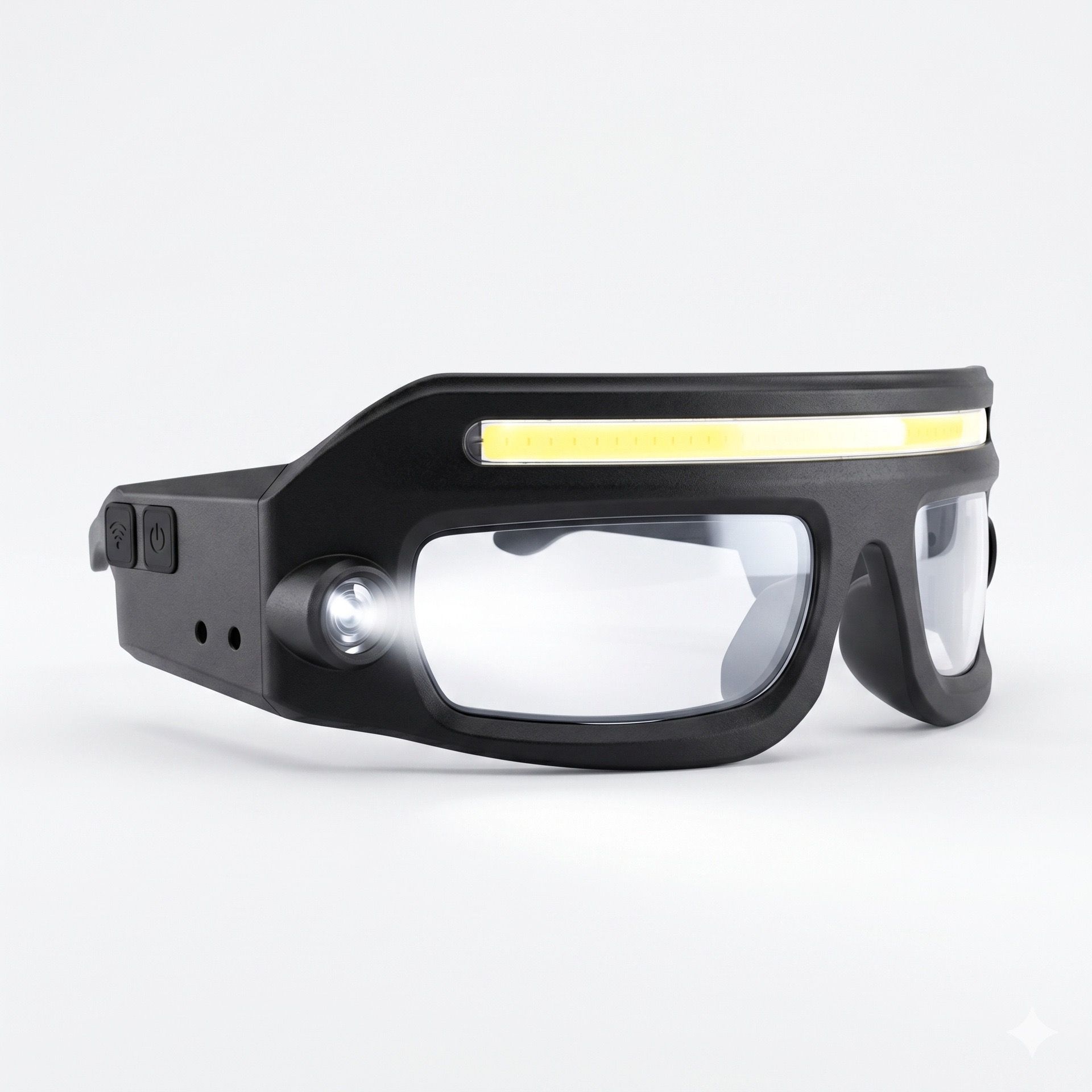 Smart Sensor Eyewear Light with COB Flood & Spot Beam