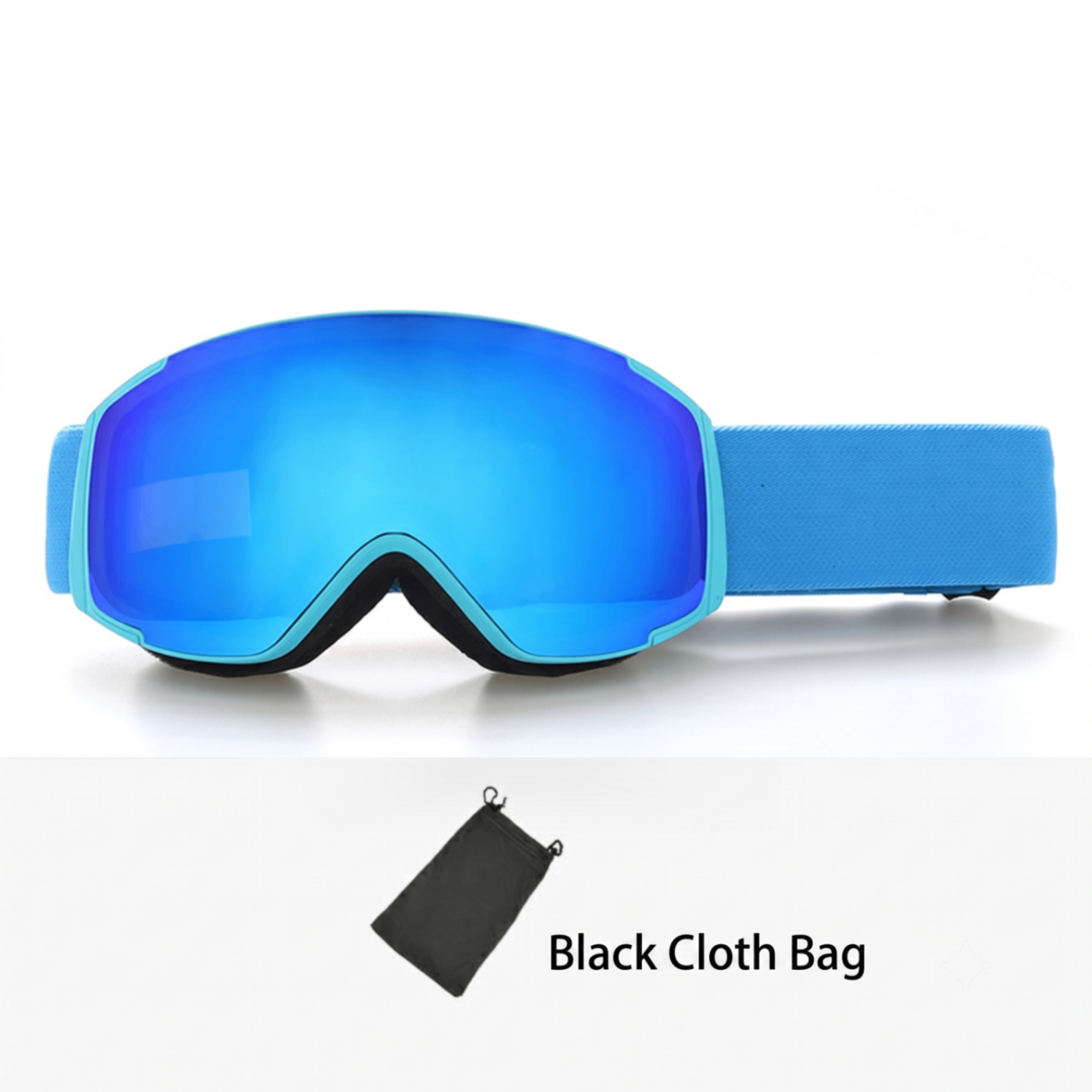 Kids Snow Goggles with Dual Layer Anti-Fog Cylindrical Lenses view 8