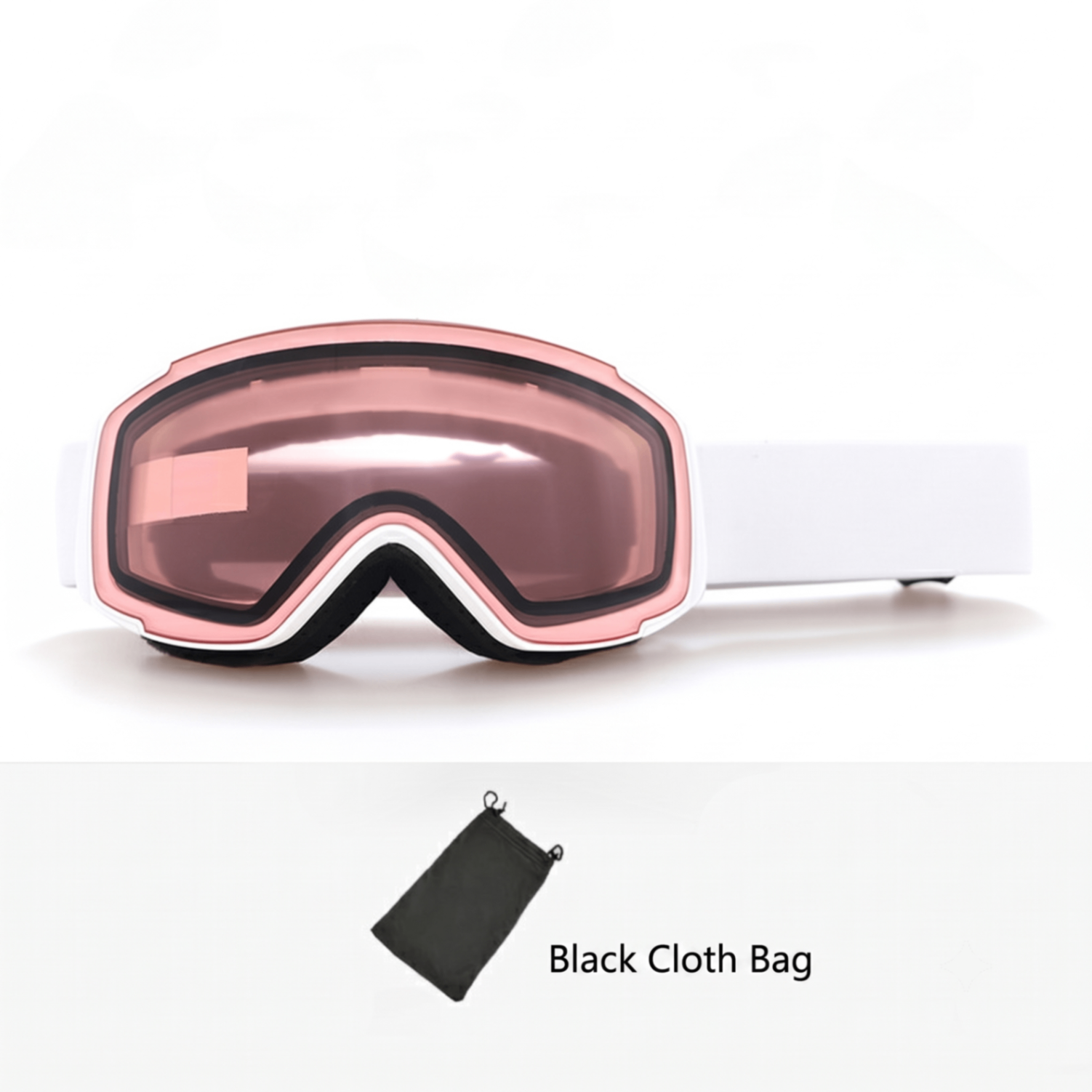 Kids Snow Goggles with Dual Layer Anti-Fog Cylindrical Lenses view 9