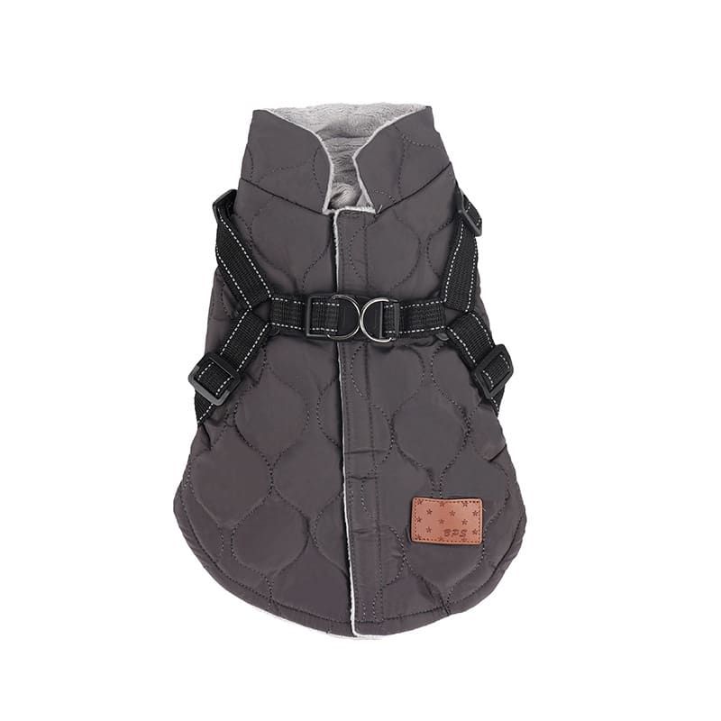 Premium Winter Dog Coat with Built-in Harness view 5