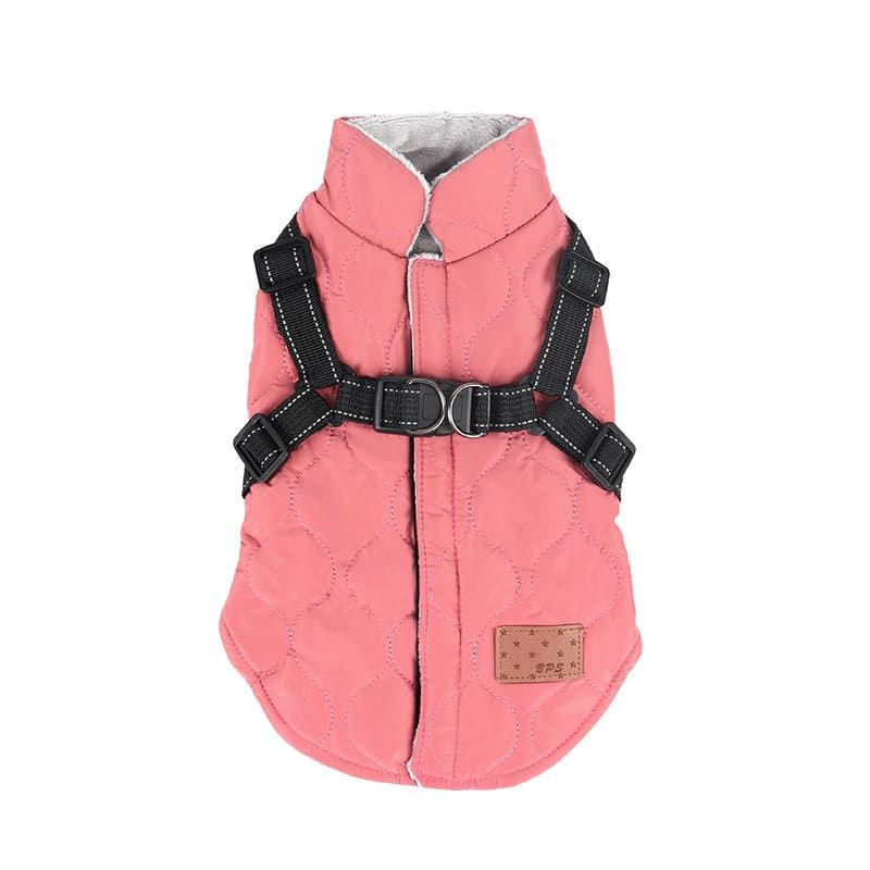 Premium Winter Dog Coat with Built-in Harness view 6