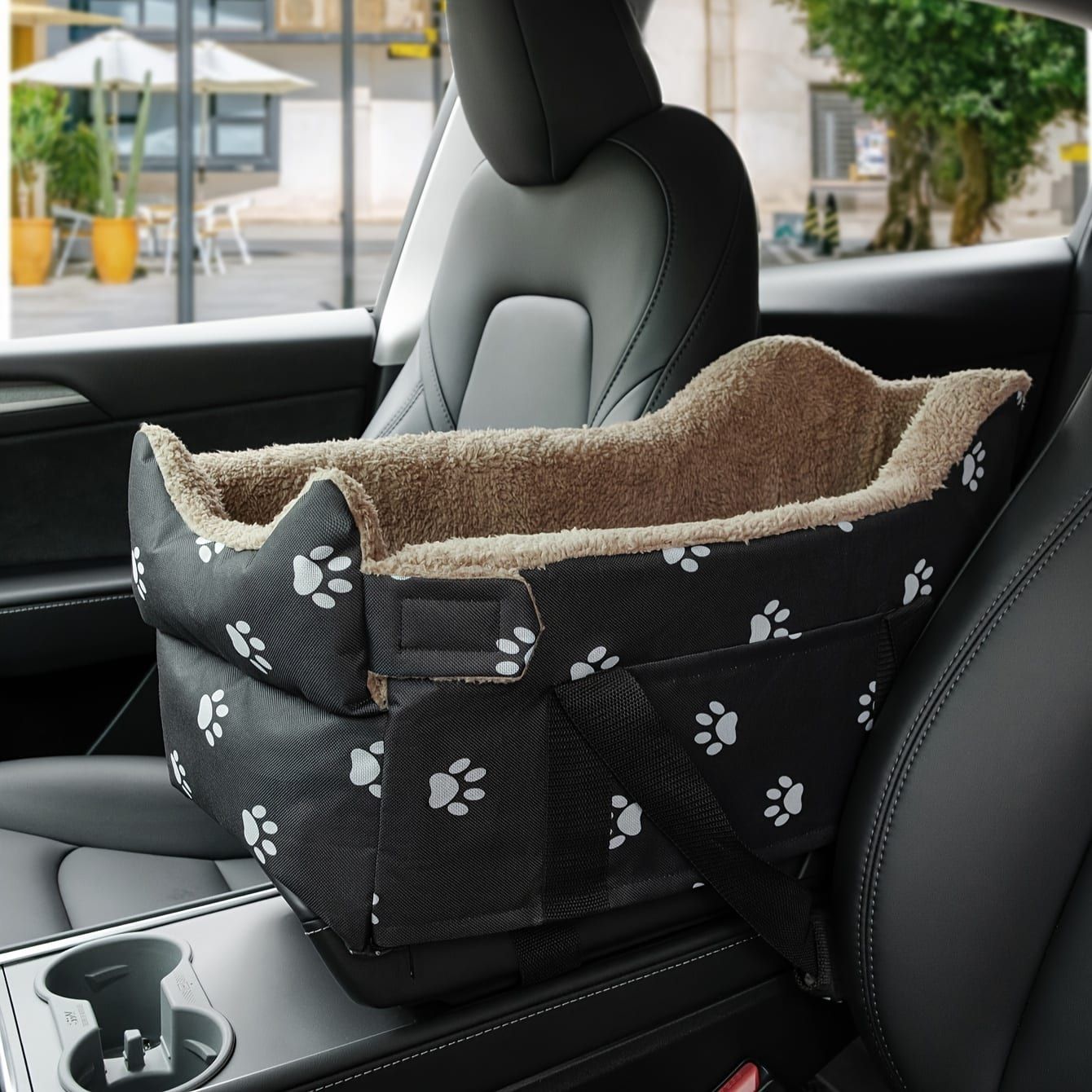 Portable Pet Carrier Car Seat for Small Dogs and Cats view 6
