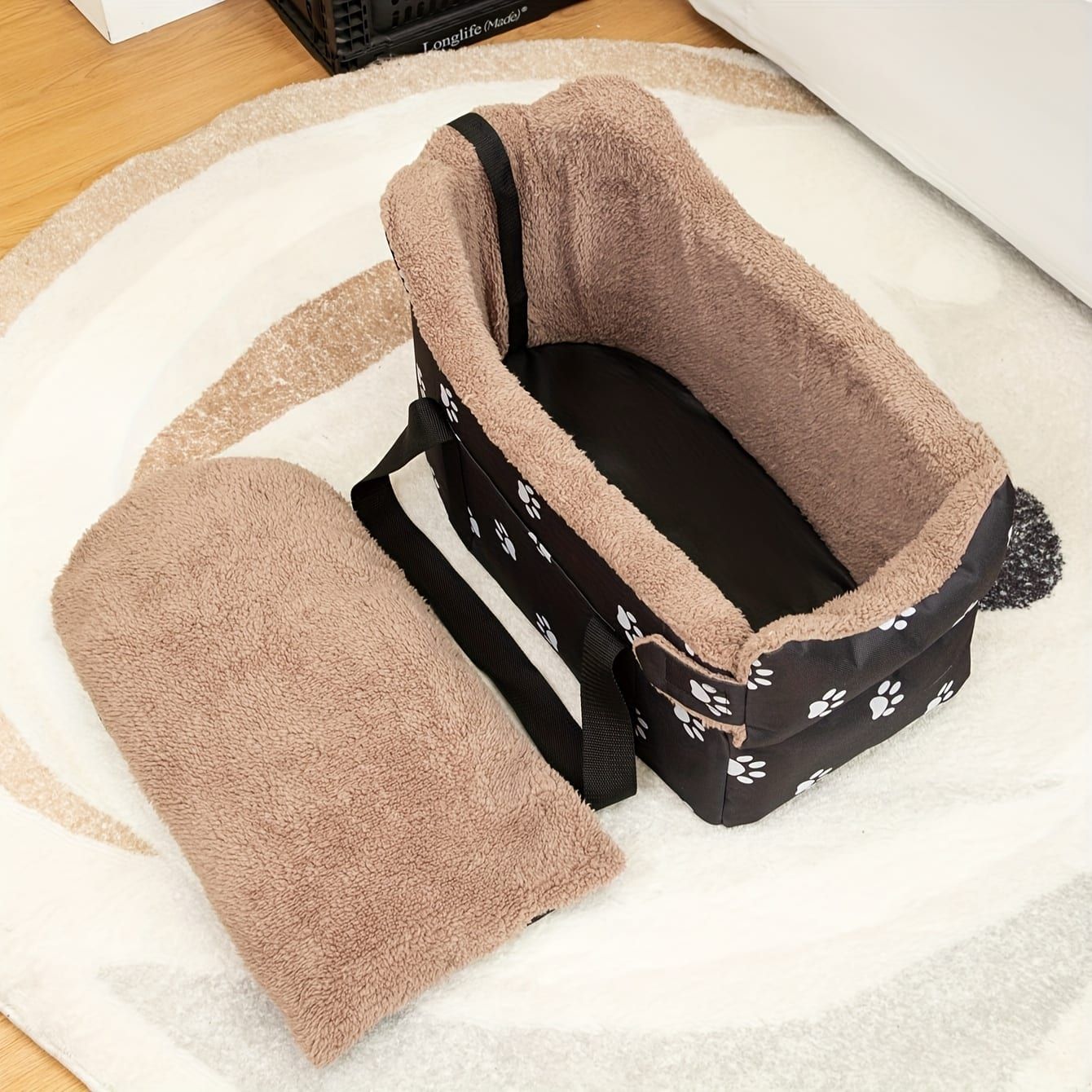 Portable Pet Carrier Car Seat for Small Dogs and Cats view 7