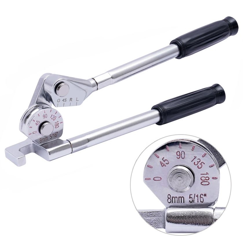 Manual Tube Bender Tool with Dual Long Handles and Angle Scale for Copper view 11