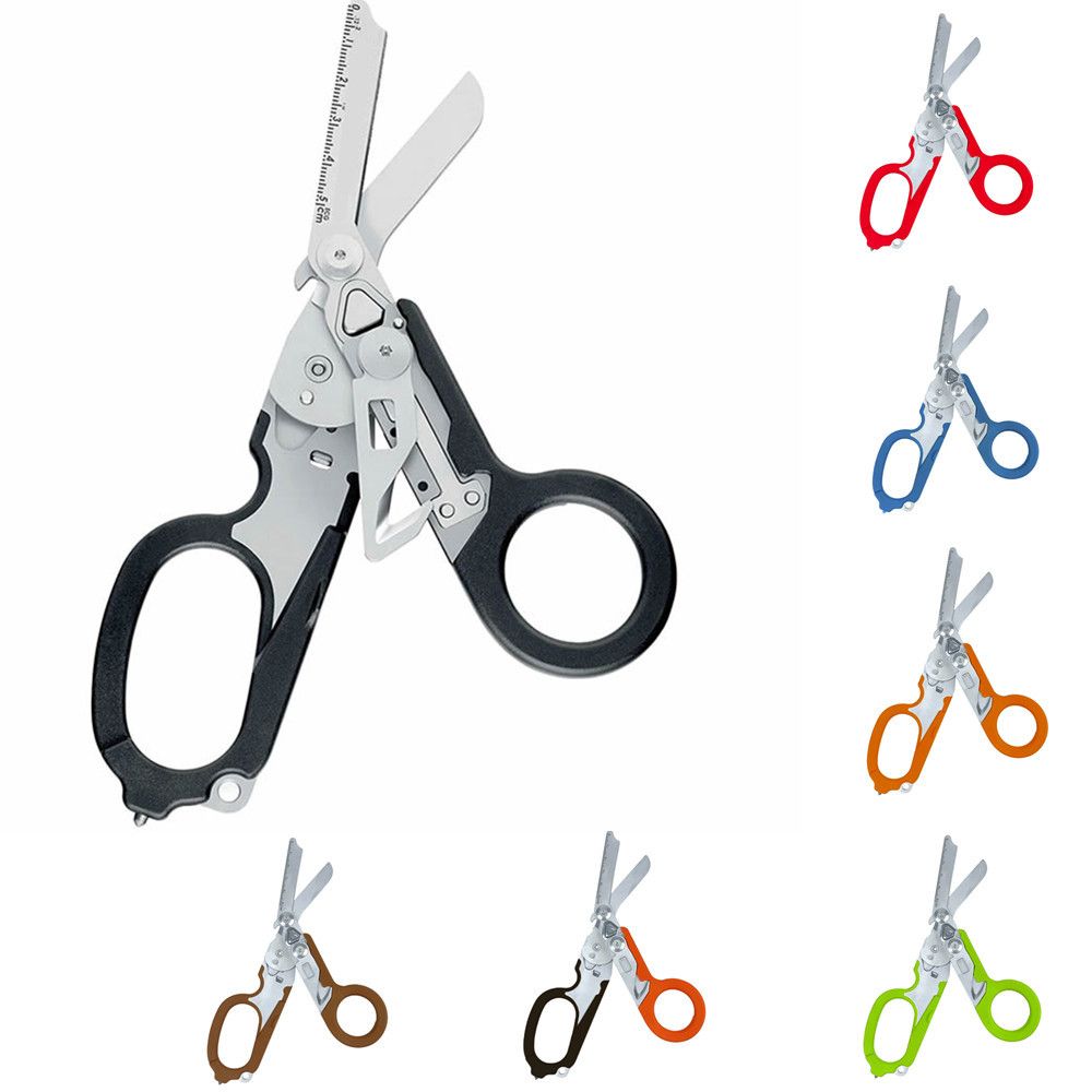 Multi-Function Folding Emergency Shear with 420HC Stainless Steel Blades view 3