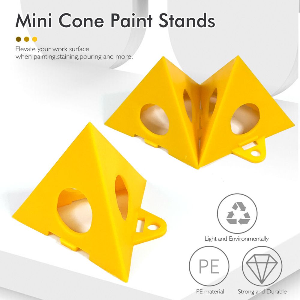 Mini Triangular Paint Pad Risers for Hand Painting Dyeing and Coating Projects