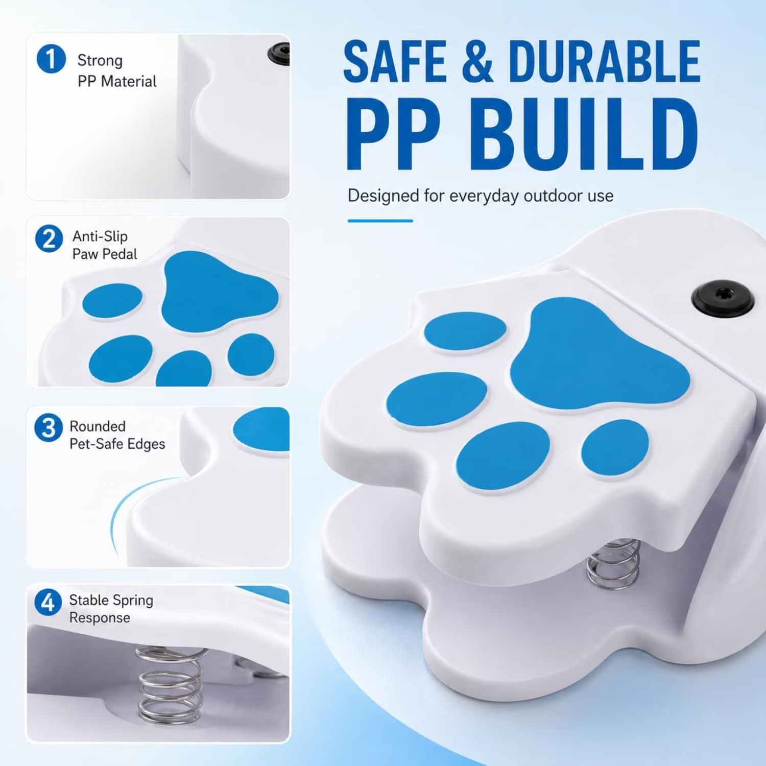 Paw-Activated Outdoor Water Dispenser for Dogs – Step-to-Drink Fresh Water Toy view 6