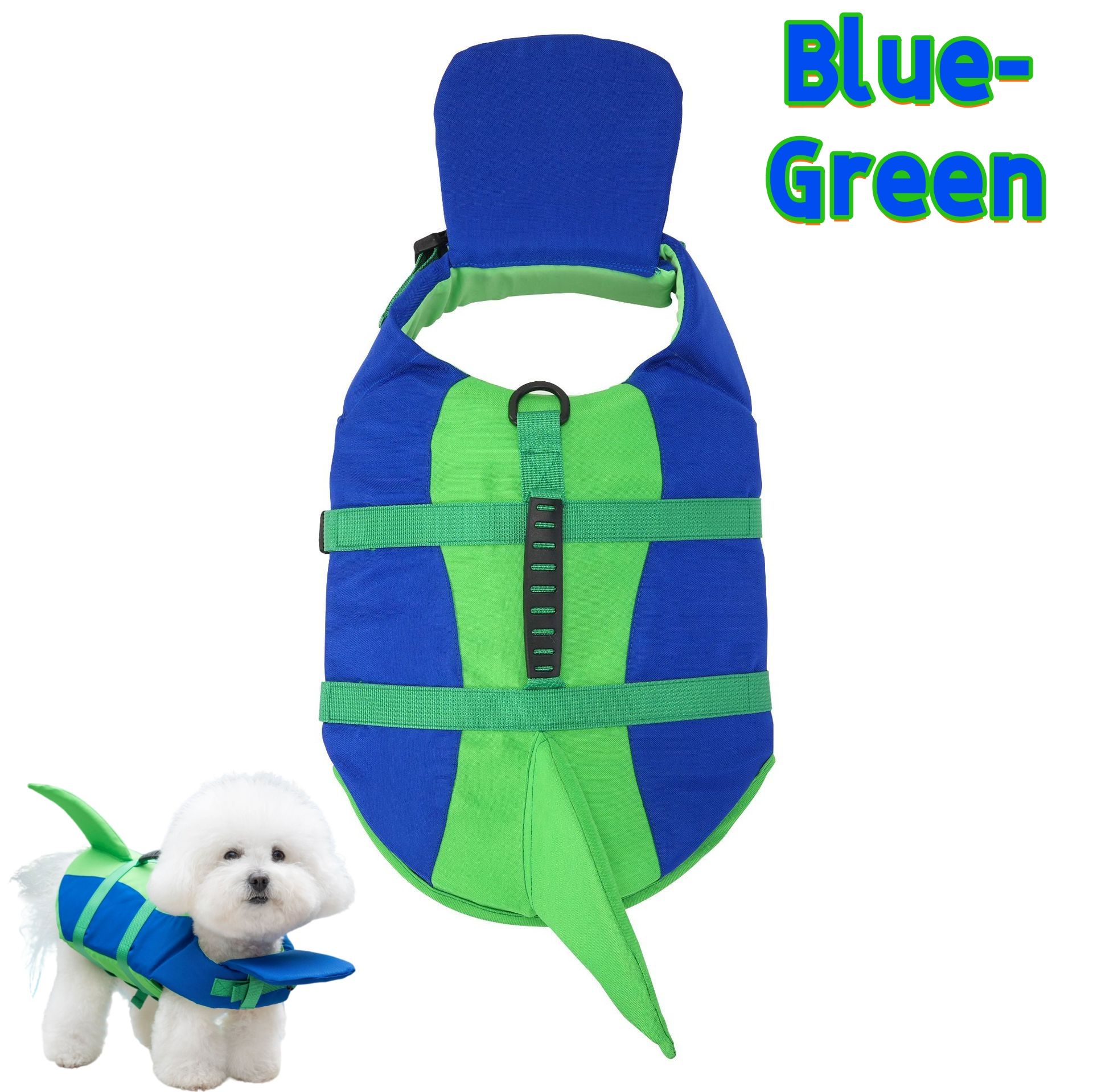 Dog Life Jacket with Shark Fin view 7