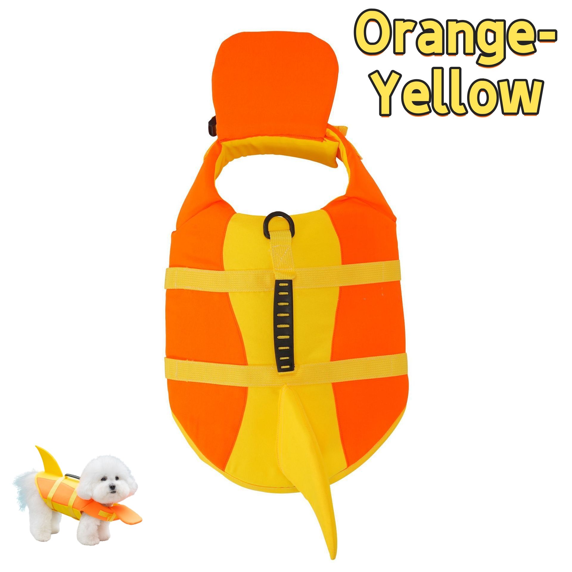 Dog Life Jacket with Shark Fin view 8