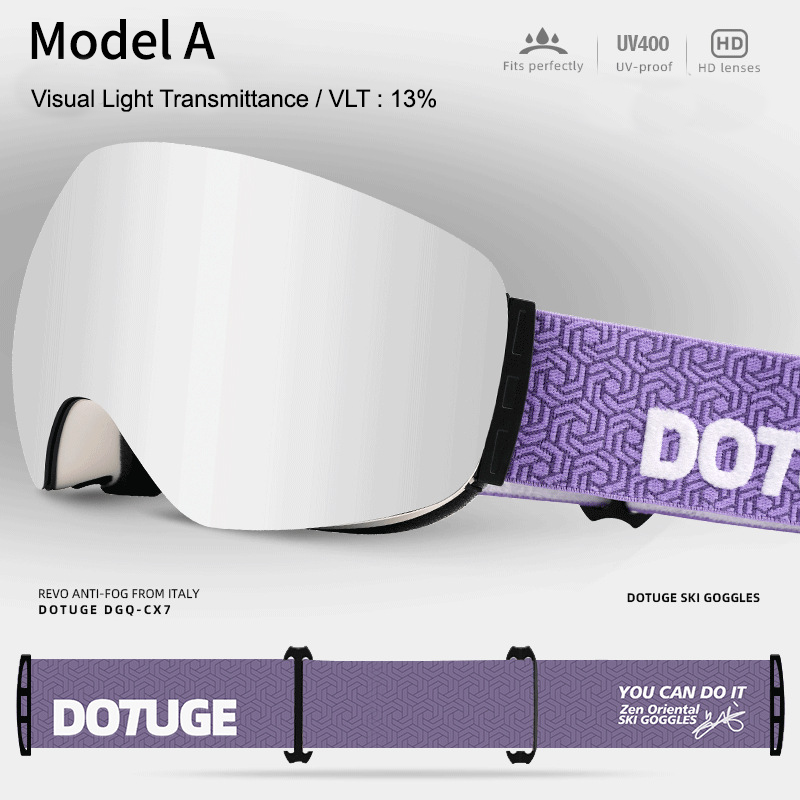 Magnetic Ski Goggles with HD Anti-Fog Spherical Lens view 11