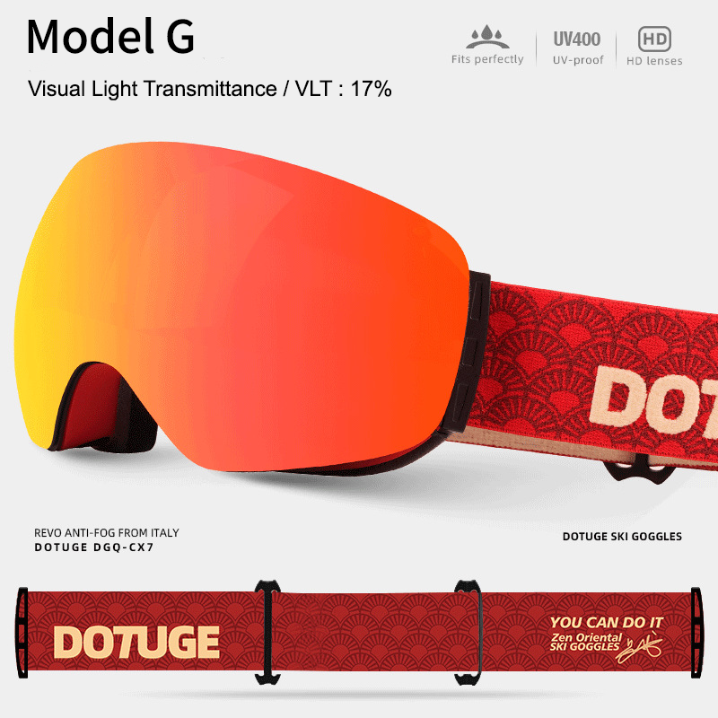 Magnetic Ski Goggles with HD Anti-Fog Spherical Lens — image 1