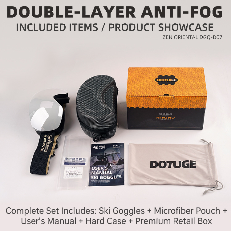 Magnetic Ski Goggles with HD Anti-Fog Spherical Lens view 5
