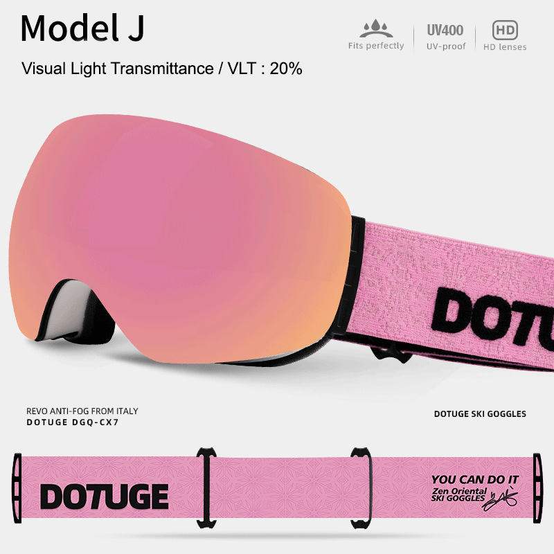 Magnetic Ski Goggles with HD Anti-Fog Spherical Lens view 15