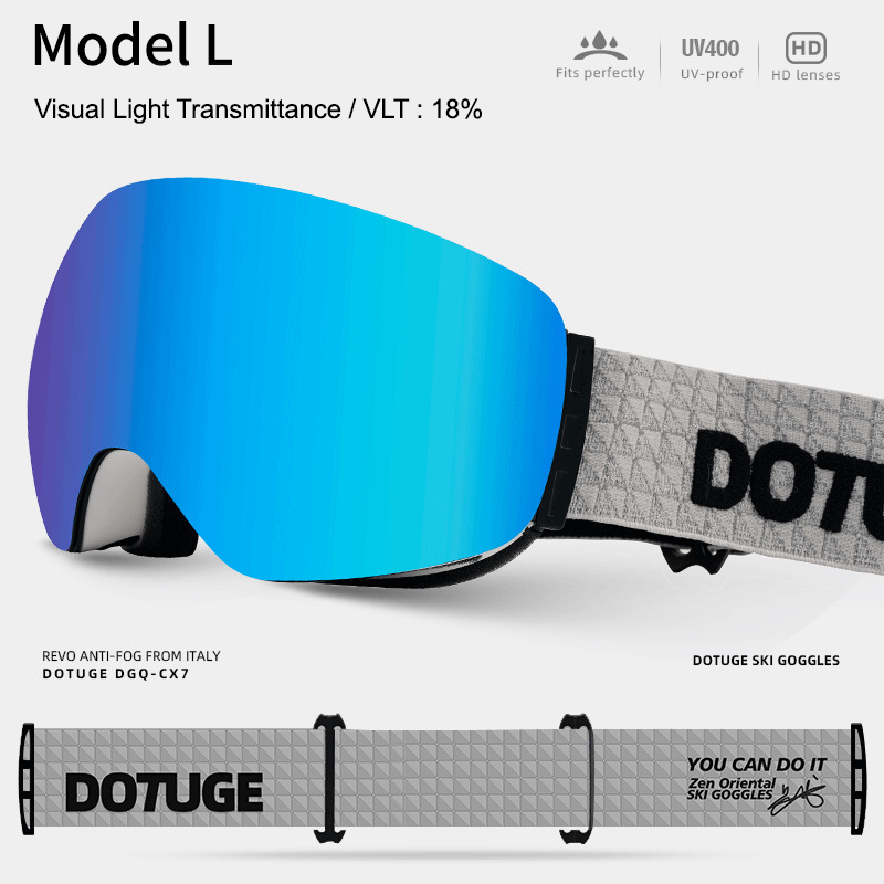 Magnetic Ski Goggles with HD Anti-Fog Spherical Lens — image 1