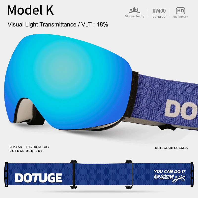 Magnetic Ski Goggles with HD Anti-Fog Spherical Lens view 15
